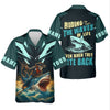 Joycorners Riding The Waves Of Life Even When They Bite Back SPF Shirt For Men, Funny Fishing Shirt, Fishing Shirts For Men