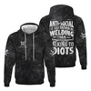 Joycorners Custom Name Mechanic Shirt I'm Not Anti Social I'd Just Rather Be Welding T Shirt PT2609