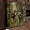 Joycorner Hunters with Dog Deep Forest Traditional Painting Canvas