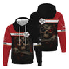 Joycorners Custom Name Mechanic Shirt Cyber Skull with Wrench Design T Shirt PT2609
