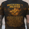Joycorners Personalized Mechanic Shirt, Mechanic's Prayer, Wrenchs and Cross Design, Gift For Men PT2609