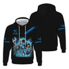 Joycorners Custom Name Mechanic Shirt Blue Flame Muscle Engine Piston Holding Wrench T Shirt PT2609