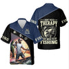 Joycorners Fishing Shirts, I Don't Need Therapy I Just Need To Go Fishing, SPF Long Sleeve Shirts, Fishing Shirts For Men