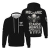 Joycorners Personalized Mechanic Shirt, Mechanic Because Badass Is Not An Official Job Title, Gift For Men PT2609