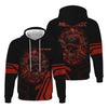 Joycorners Custom Name Mechanic Shirt Mechanic Skull Red Unisex T Shirt All Over Print PT2609