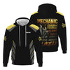 Joycorners Personalized Mechanic Shirt, Mechanic Caution Flying Tools And Offensive Language Likely, Mechanic Uniforms, Gift For Men PT2609