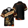Joycorners Pumpkin Fishing SPF Shirt, Halloween Fishing Men Jersey, Funny Fishing Shirt, Presents For Fishermen