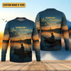 Joycorners Someone I Love Is Fishing In Heaven Fishing Memorial SPF Shirt For Men, Gift For Fisherman, Men's Fishing Shirt