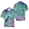 Joycorners A Bad Day Of Fishing Is Still Better Than A Good Day At Work SPF Shirt, Funny Fishing Shirt, Fishing Shirts For Men