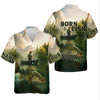 Joycorners Born To Fish Forced To Work Fishing SPF Shirts, Custom Fishing Shirts, Fishing Shirts For Men, Funny Fisherman Gift