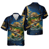 Joycorners Bass Fishing Shirt, Camo Long Sleeve Shirt, SPF Shirt For Men, Gift For Fisherman
