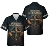Joycorners Jesus Said Go Fishing SPF Long Sleeve Shirts, Jesus Fishing Shirt, Fishing Shirts For Men, Fisherman Gift