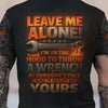 Joycorners Personalized Mechanic Shirt, Leave Me Alone I'm In The Mood To Throw A Wrench At Someone's Face And It Might Be Yours, Gift For Men PT2609