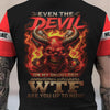 Joycorners Personalized Mechanic Shirt, Even The Devil On My Shoulder Sometimes Whispers WTF Are You Up To Now, Mechanic Uniforms, Gift For Men PT2609