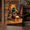 Joycorner Mallard Duck Tavern Beer Mug Cigar 3D Wrapped Canvas