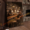 Joycorner Hereford Cow Western Bar Counter Beer Toast Rustic Canvas