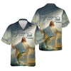 Joycorners Even Jesus Has A Fish Story Funny Fishing Shirt, SPF Shirt For Men, Men Long Sleeve Shirt