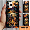 Joycorners Artist Hunting - Making Memories One Campfire Galaxy Night Personalized Name Phone Case