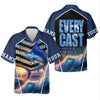 Joycorners Every Cast Is A New Possibility Mens Fishing Shirts Long Sleeve, SPF Shirt For Men, Fishing Shirts For Men