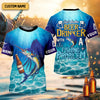 Joycorners Just Another Beer Drinker With A Fishing Problem Marlin Fishing Shirt, Funny Fishing Shirt, Men's Fishing Shirt
