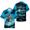 Joycorners Just A Casual Day With Bigfoot And His Shark Fishing UPF Shirts, Funny Fishing Shirt, Presents For Fishermen
