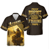 Joycorners Proof Bigfoot Prefers Sunset Fishing Trips Fishing UPF Shirts, Funny Fishing Shirt, Fishing Shirts For Men