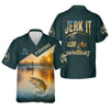 Joycorners Jerk It Till She Swallows Fishing UV Shirts, Fish Shirt Funny, Fishing Jersey, Fishing Shirts For Men