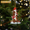 Joycorners Cow Family Ornament, Acrylic Ornament (8 Breed Options)