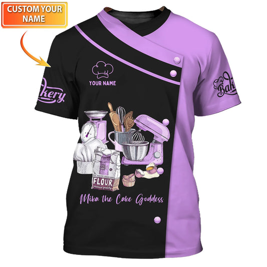 BAKER - Custom Bakery Shirt Gift For Baking & Cake Lover Printed Shirt