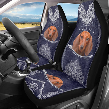 Joycorners Get In Sit Down Dachshund Seat Covers Universal Fit (2Pcs)