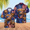 Joycorners Cute Cows Bandana Merica USA Flag 3D Hawaiian Shirt (10 Breeds)