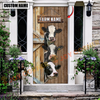 Joycorners Personalized Name Holstein Door Cover