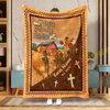 Joycorners Personalized Faith, Family & Farming Farm Blanket (10 Cattle Breeds)