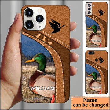 Joycorners Duck Hunting Personalized Name Phone Case LM0912