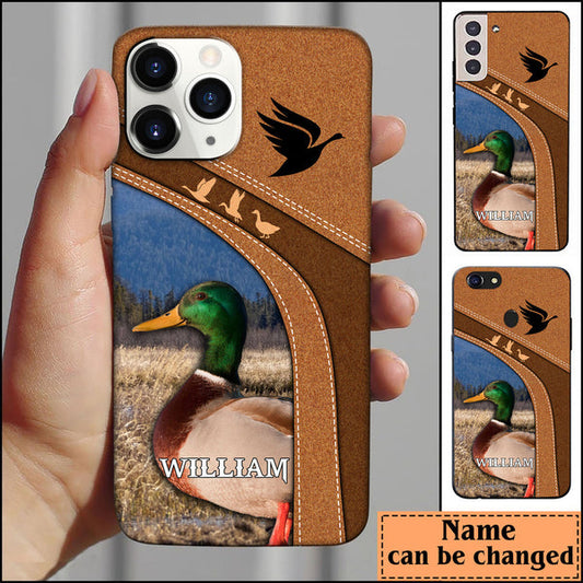 Joycorners Duck Hunting Personalized Name Phone Case LM0912