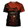 Joycorners Personalized Mechanic Shirt, Lubrication Is The Key To Busting Nutz, Skull and Wrenches Design, Gift For Men PT2609