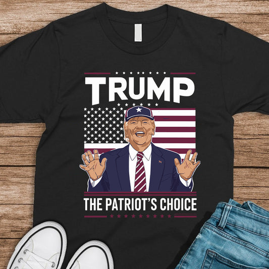 Joycorner Trump The Patriot'S Choice Dark Shirt