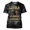 Joycorners Mechanic T-Shirt, DNA Test Quote, God Father, Mechanics Brother, Funny Skeleton & Cross Design, Unique Gift for Mechanics & Fathers PT2609