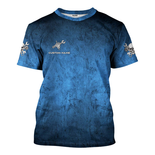 Joycorners Custom Name Mechanic Shirt Walk Away I Am A Grumpy Old Mechanic T Shirt PT2609