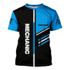Joycorners Personalized Mechanic Shirt, The Title Mechanic I Have Earned With My Own Blood Sweat And Tears, Mechanic Uniforms, Gift For Men PT2609