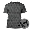 Joycorners Funny Dog Mechanic Shirt, Dachshund and Wrench Pattern Printed Shirt Presents For Mechanics PT2609