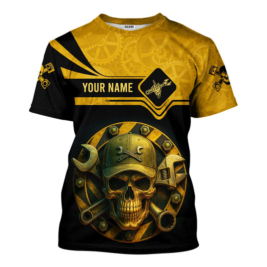 Joycorners Personalized T-Shirt Warning Grumpy Moody Sarcastic Unpredictable Unmedicated Mechanic Annoy At Your Own Risk Shirt PT2609