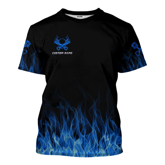 Joycorners Custom Name Mechanic Shirt Everybody Is A Mechanic Until The Real Mechanic Shows Up T Shirt PT2609