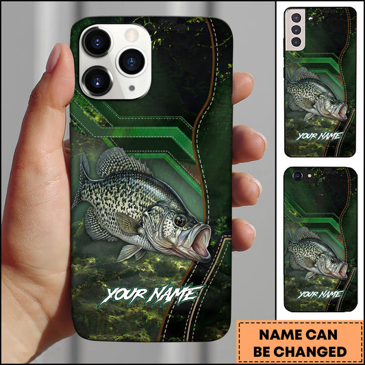 Joycorners Crappie Fishing Deep Forest Personalized Phone Case