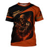 Joycorners Personalized T-Shirt Back Off I've Got Enough To Deal With Today Grim Reaper Design Shirt For Mechanics PT2609