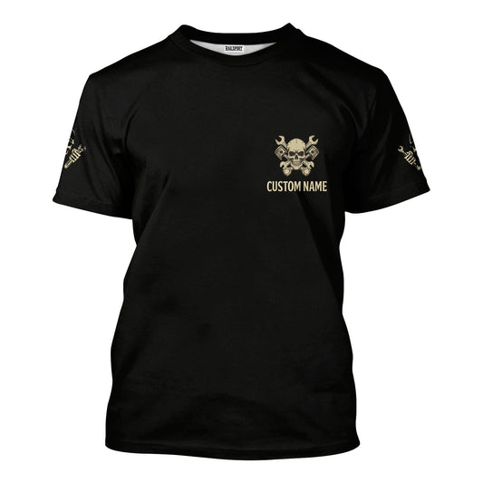 Joycorners Personalized Mechanic Shirt, The Biggest Difference Between Mechanics And Everyon Else Mechanics Wash Their Hands, Gift For Men PT2609