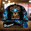 Joycorners I've Got Hunting In My Heart Jesus In my Veins 3D Multicolor Personalized Cap