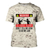 Joycorners Funny Mechanic Shirt for Men, Warning To Avoid Injury Don’t Tell Me How to Do My Job T-Shirt, Work Humor Novelty Shirt PT2609