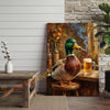 Joycorner Mallard Duck Rustic Pub Beer Cigar 3D Wrapped Canvas