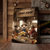 Joycorner Hereford Cow Trio Western Saloon Beer Cheers Rustic Bar Sign Customized Farm Name Canvas